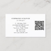 QR Code Art Therapeut Visitekaartje (Achterkant)
