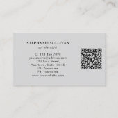 QR Code Art Therapeut Visitekaartje (Achterkant)