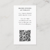 QR Code Art Therapist Visitekaartje (Achterkant)
