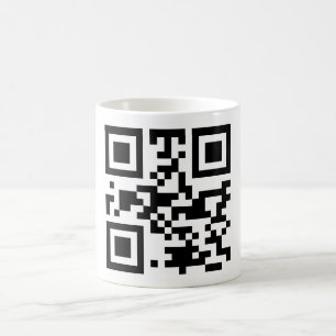 QR-code "ATHEIST" Koffiemok