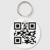 QR-code "ATHEIST" Sleutelhanger (Voorkant)