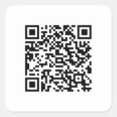 qr code autocollant (Devant)