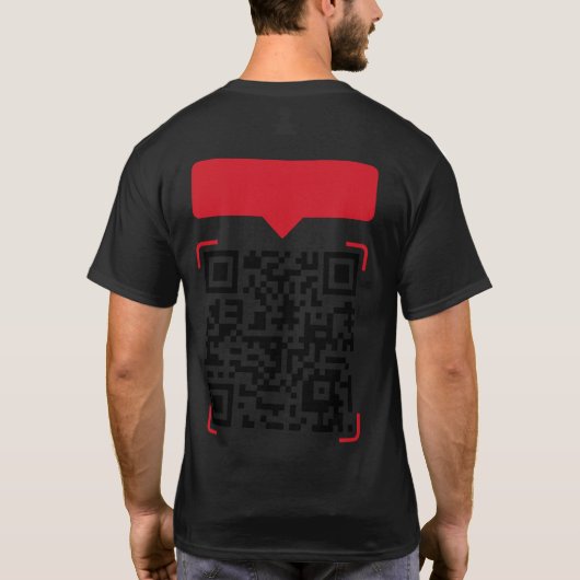 QR Code Bad Jokes T-Shirt (Dos)