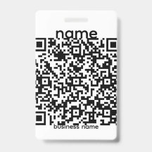 QR-code badge