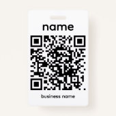 QR Code Badge (Devant)