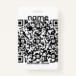 QR Code Badge