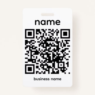 QR Code Badge