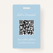 QR Code Badge (Devant)