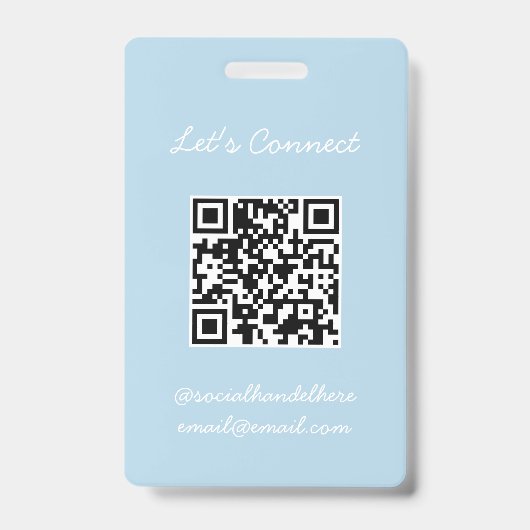 QR-code-badge Badge (Voorzijde)