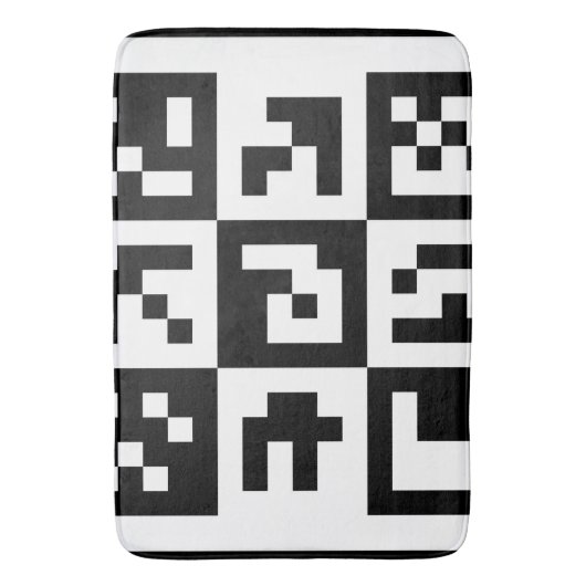 qr-code badmat (Voorkant Verticaal)