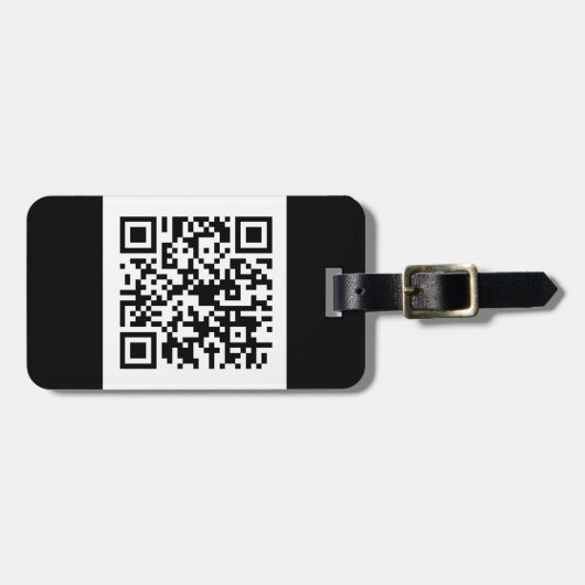 QR-CODE BAGAGELABEL (Voorkant horizontaal)