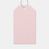 QR Code Bakery Logo Pink Business Cadeaulabel (Achterkant)