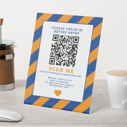 QR Code Balayage-moi Enregistrement panneau commer (In SItu)