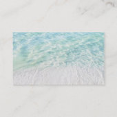 QR Code Beach Seaside String Lights Weddenschap De Informatiekaartje (Achterkant)