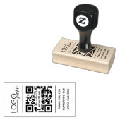 QR-code Bedankt voor Klein Bedrijf Rubberstempel (Gestempeld)