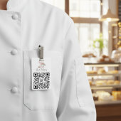 QR Code Bedrijf Logo Badge