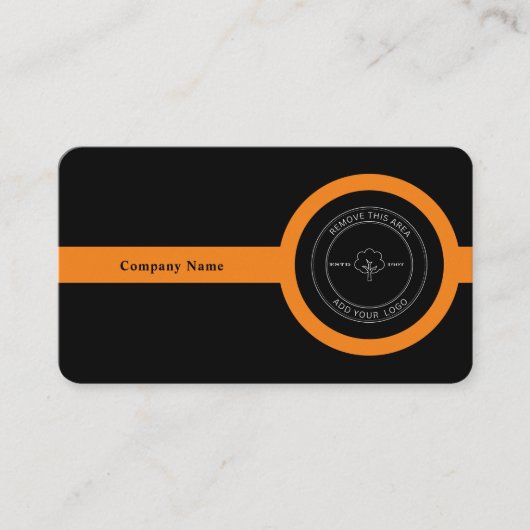 QR code & bedrijf logo modern professional Visitekaartje (Voorkant)