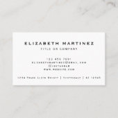 QR Code Bedrijf Logo Professionele Voor- en Achter Visitekaartje (Voorkant)