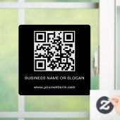 QR-code Bedrijfsbedrijf Professioneel bedrijf Raamsticker (Huis)
