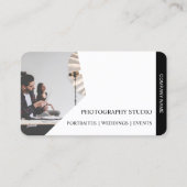 QR-code Bedrijfsnaam & Logo Fotograaf Visitekaartje (Voorkant)