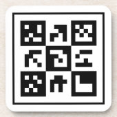 qr-code bier onderzetter (Voorkant)