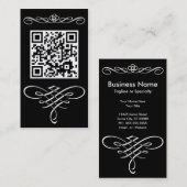 QR-code bloeit Visitekaartje (Voorkant / Achterkant)