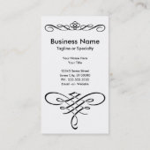 QR-code bloeit Visitekaartje (Achterkant)