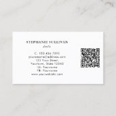 QR Code Boom van het Leven Doula Visitekaartje (Achterkant)