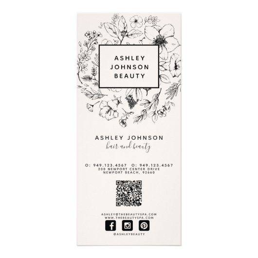 QR Code Botanical Blush Spa 3 Services Menu (Dos)