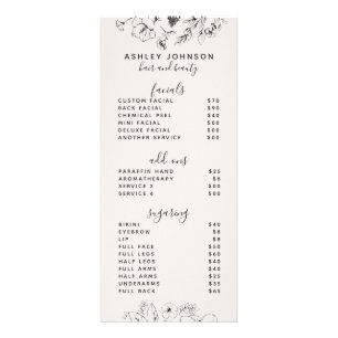 QR Code Botanische Blush Spa 3 Diensten Menu
