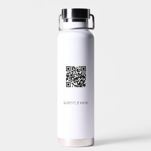 QR Code Bouteille d'eau d'affaires