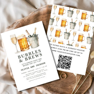 QR Code Bubbels & Brouwen Koppels Douche Kaart