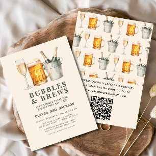 QR Code Bubbels & Brouwen Koppels Douche Kaart