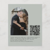 QR CODE budget smakelijk spel PHOTO bruiloft uitno (Achterkant)