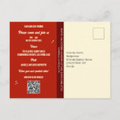 QR Code Budget Spooky Halloween Party Uitnodiging (Achterkant)