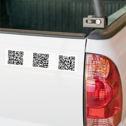 QR-code Bumpersticker (Op Truck)