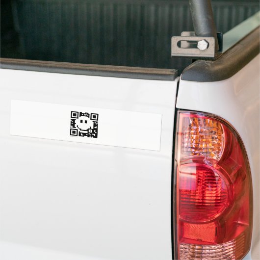 QR-code Bumpersticker (Op Truck)