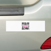 QR-code  Bumpersticker (Op auto)