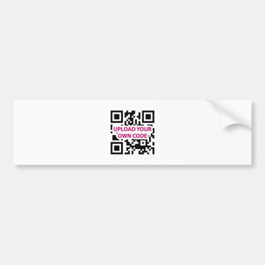 QR-code  Bumpersticker (Voorkant)