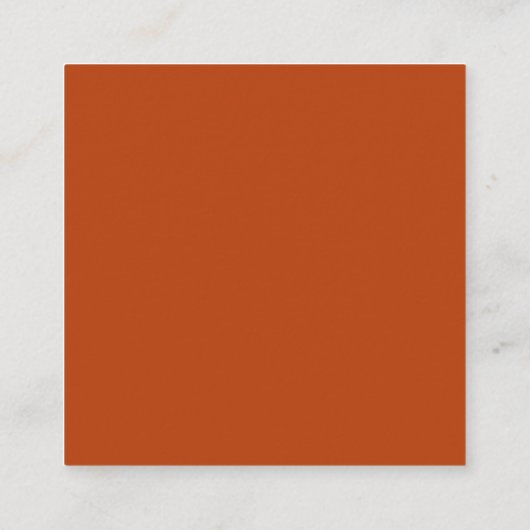 QR-code Burnt Oranje Weddenschap Website Informatiekaartje (Achterkant)