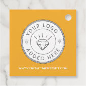 QR Code Business Bedankjes Labels (Achterkant)