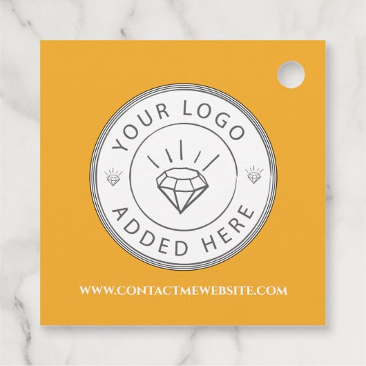 QR Code Business Bedankjes Labels (Achterkant)