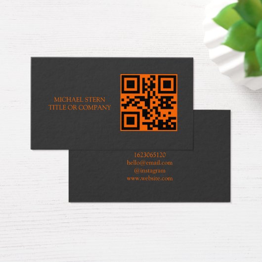 QR Code Business Card (Bureau)