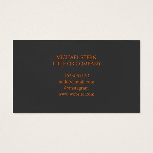 QR Code Business Card Modern Professional Visitekaartje (Achterkant)