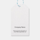 QR Code Business Handmade with Love Cadeaulabel (Achterkant)