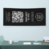 QR Code Business Logo Black Spandoek (Beurs)