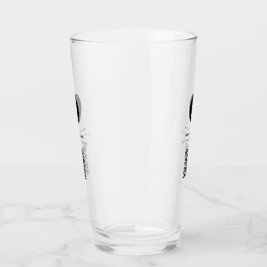 QR Code Business Logo Modern minimalistisch Glas (Links)