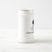 QR Code Business Logo Professional Zwart Modern Bierpul (Center)