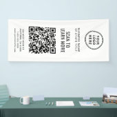 QR Code Business Logo Spandoek (Beurs)