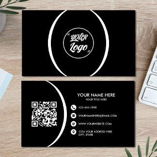 QR Code Business Modern Professioneel Visitekaartj Visitekaartje